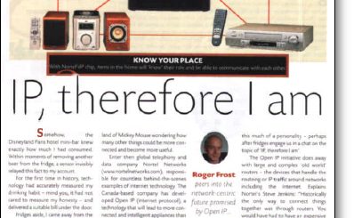 Roger Frost quote: IP therefore I am