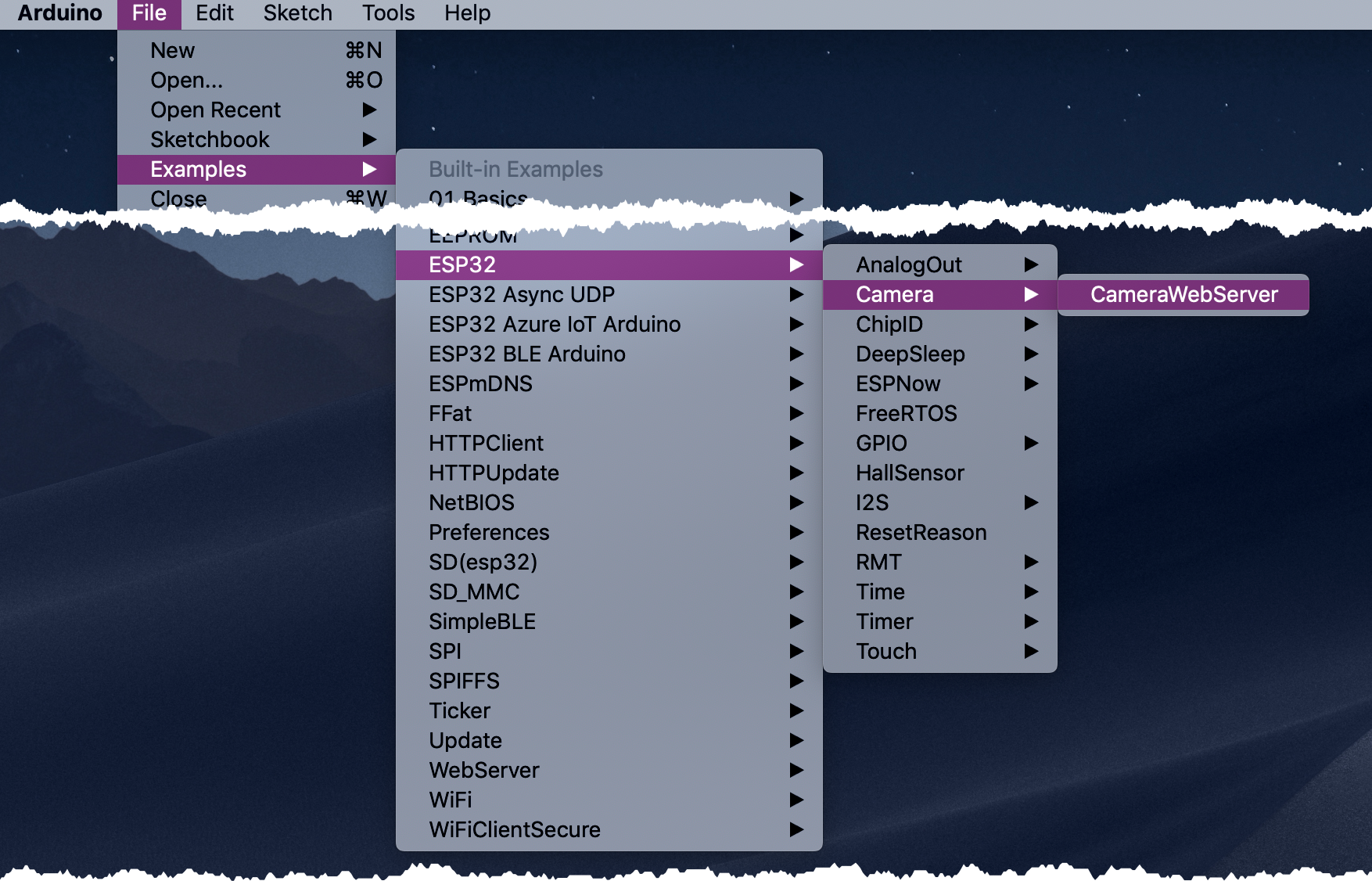 flash ESP32 or ESP32-CAM with arduino ide software - Roger Frost's home ...