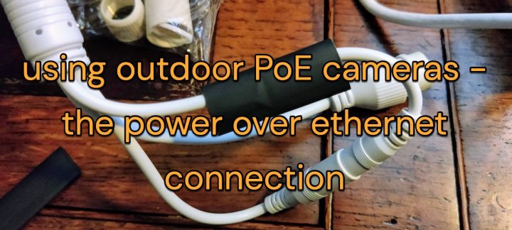 PoE connection waterproofing