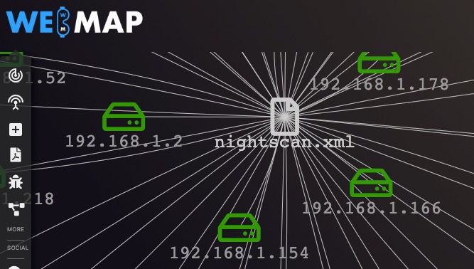 webmap - network web view