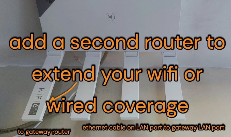 connecting a second wi-fi router your home network - Roger Frost ...